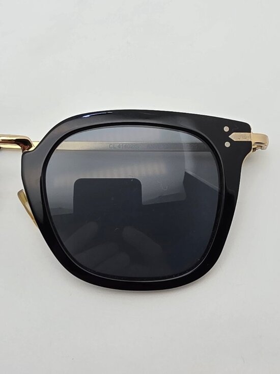 Celine CL41402/S ANW G8 Black Pale Gold Frame Dark Grey Lens Sunglasses Italy main image 11